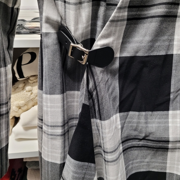 Charles Jeffrey Loverboy buckle pleated cotton-tartan midi dress (size S) - Picture 6 of 8